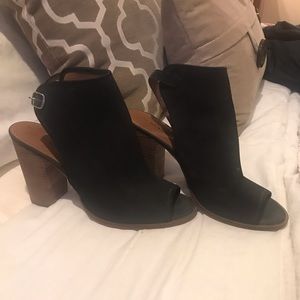 Lucky Brand Open Toed Booties